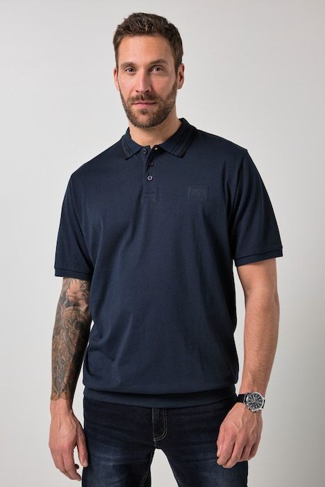 Polo JP 1880, flocage, coupe ventre confort et manches courtes - du XXL au 8 XL