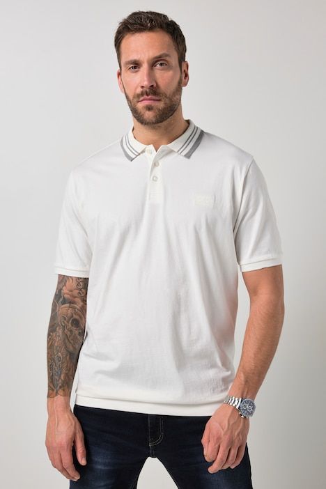Polo JP 1880, flocage, coupe ventre confort et manches courtes - du XXL au 8 XL