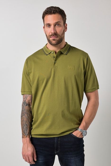 Polo JP 1880, flocage, coupe ventre confort et manches courtes - du XXL au 8 XL