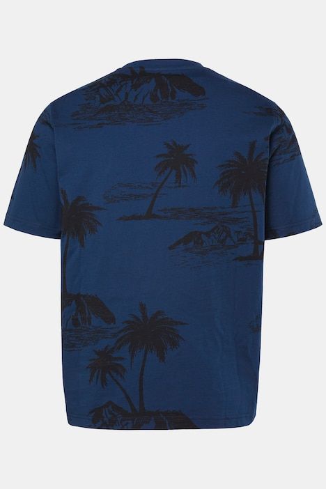 T-shirt à manches courtes, imprimé intégral - jusqu'au 8 XL