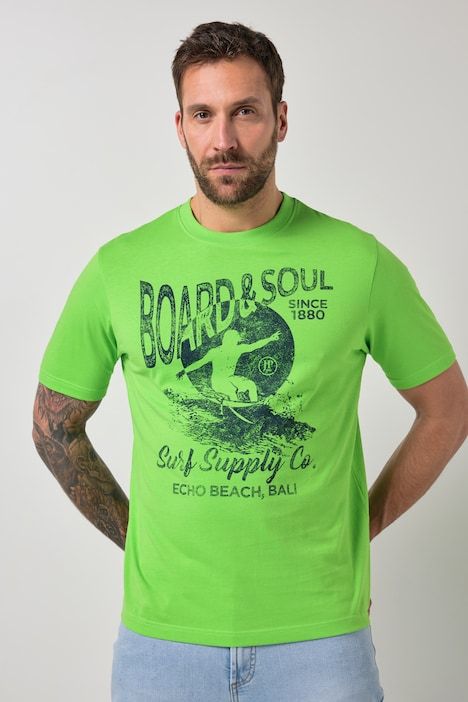 T-shirt à motif imprimé et manches courtes - jusqu'au 8 XL