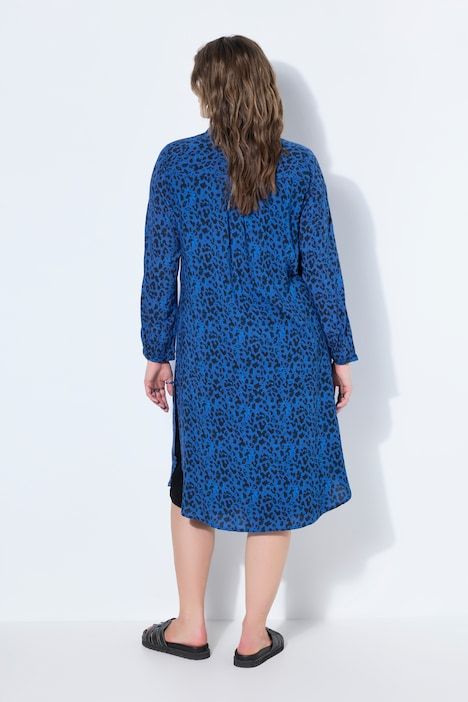 Tunique, imprimé léopard, manches longues