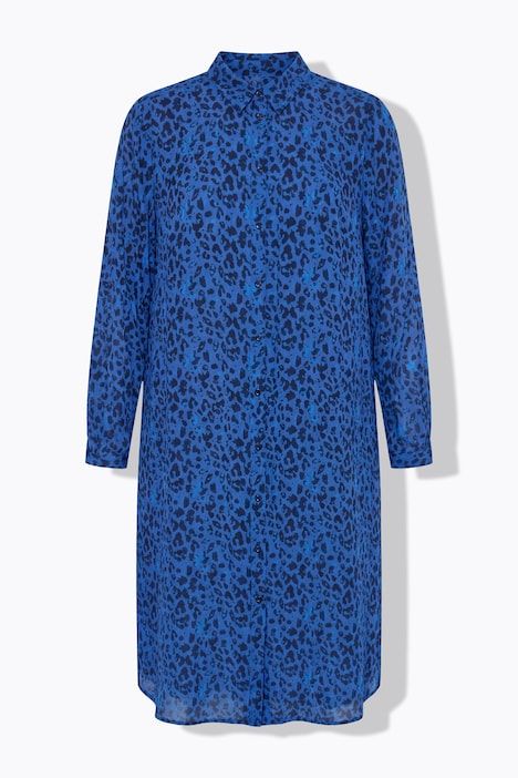 Tunique, imprimé léopard, manches longues