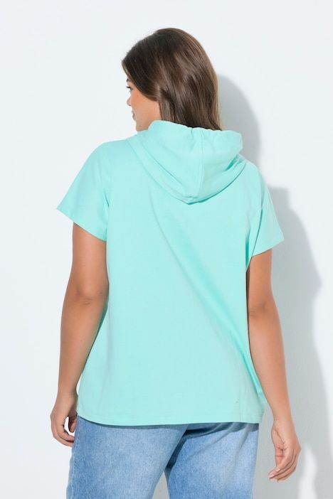 Sweat-shirt, 1/2 manche, capuche