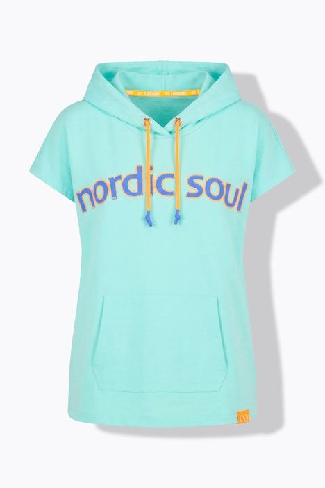 Sweat-shirt, 1/2 manche, capuche