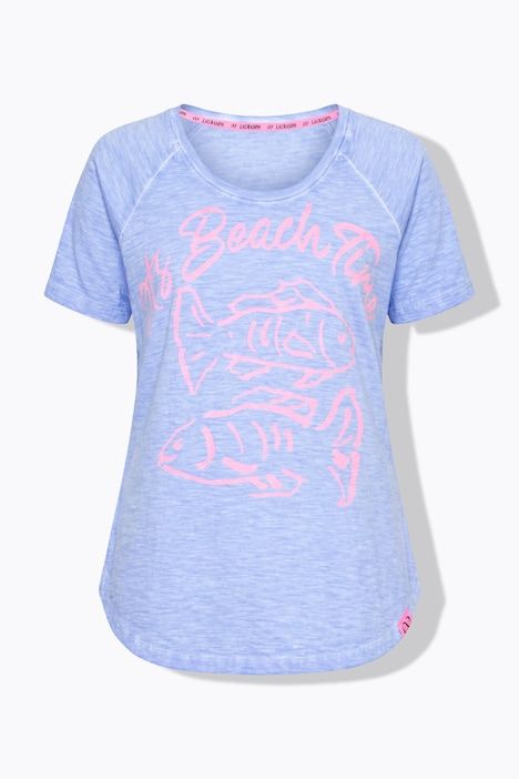 T-shirt, col rond, manches 1/2, imprimé