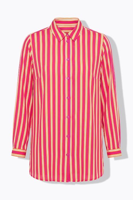 Chemisier, coupe droite, rayures