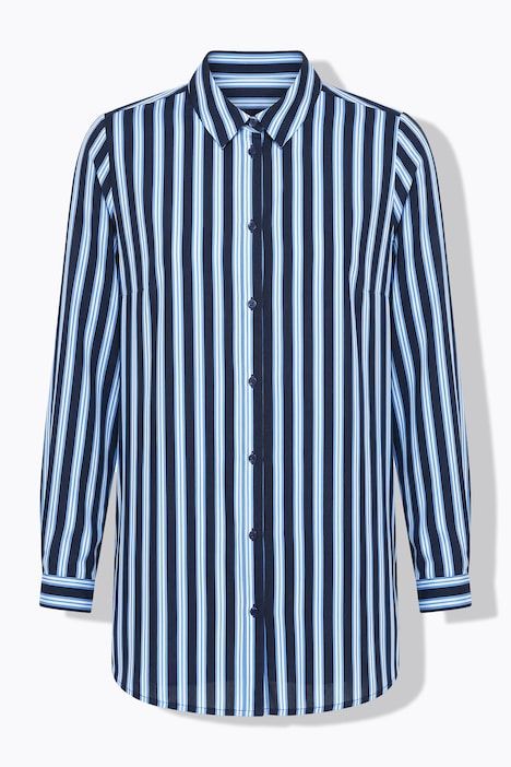 Chemisier, coupe droite, rayures