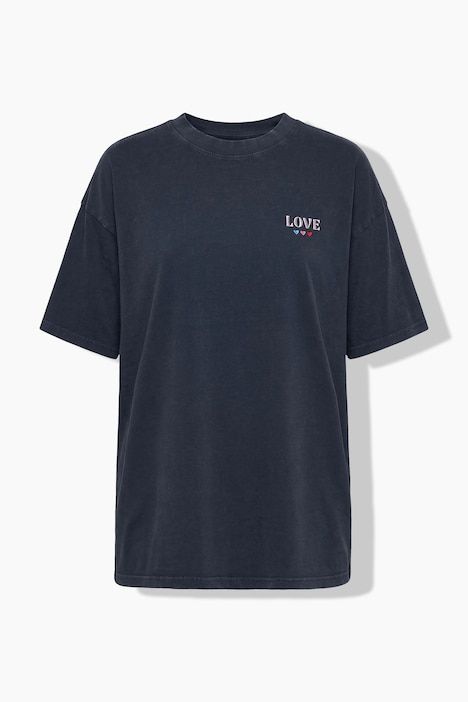 T-shirt oversize, imprimés devant/derrière, look vintage