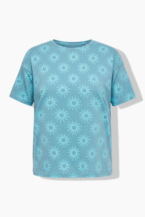 T-shirt oversize, imprimé soleils