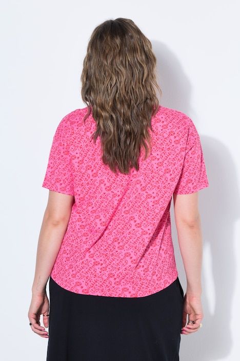 T-shirt oversize, imprimé léopard coloré