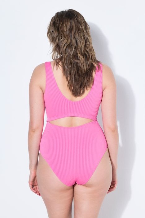 Maillot de bain gainant, bonnets souples, aspect bikini