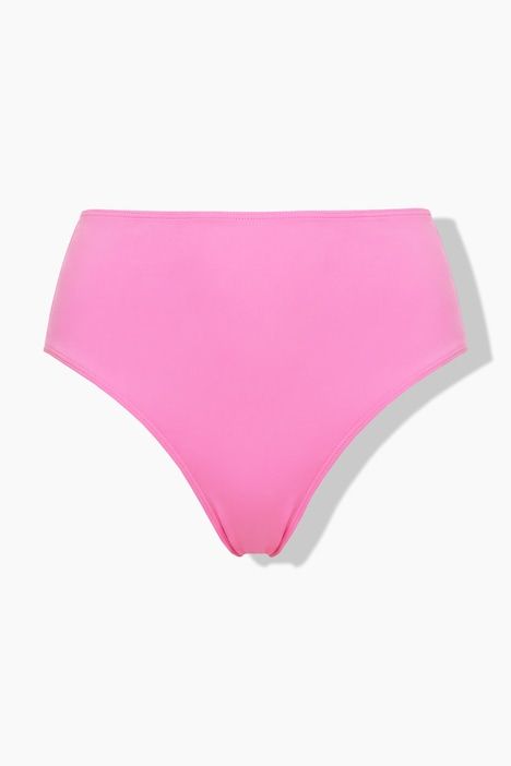 Bas de bikini, taille haute, échancrure haute