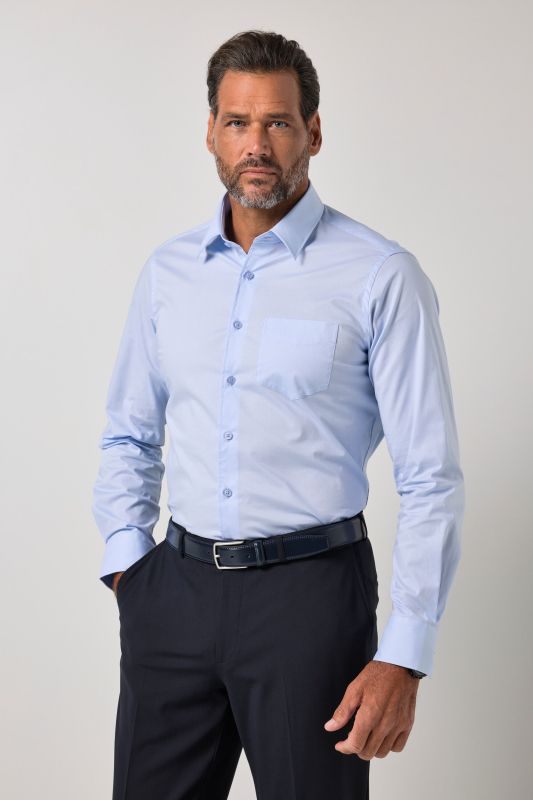 Chemise JP 1880 col Kent, finition FLEXNAMIC® et coupe Modern Basic Fit - jusqu'au 7 XL
