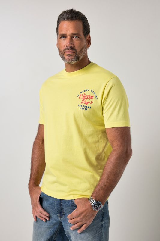 T-shirt à manches courtes et imprimé poitrine - jusqu'au 8 XL