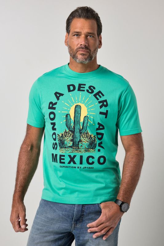 T-shirt à manches courtes et imprimé poitrine - jusqu'au 8 XL