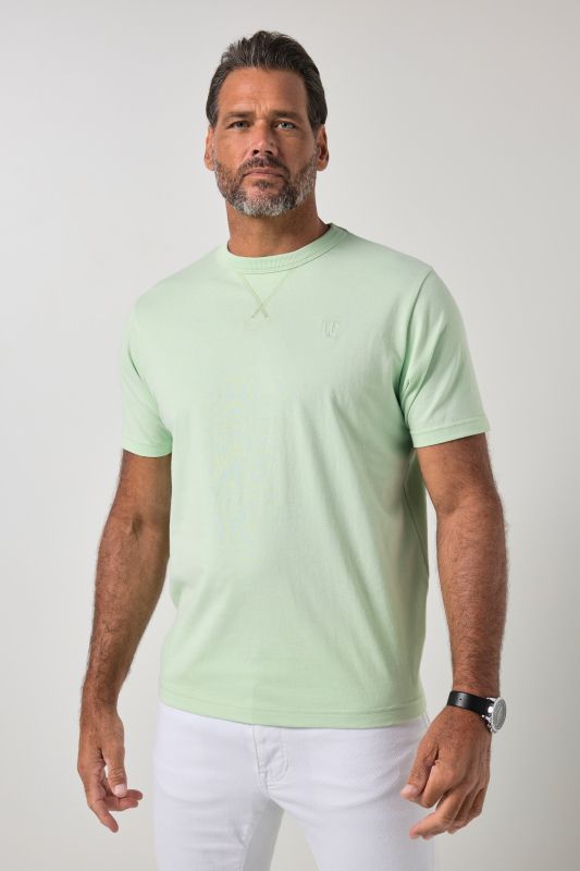 T-shirt manches courtes, avec petit logo brodé - jusqu'au 8 XL