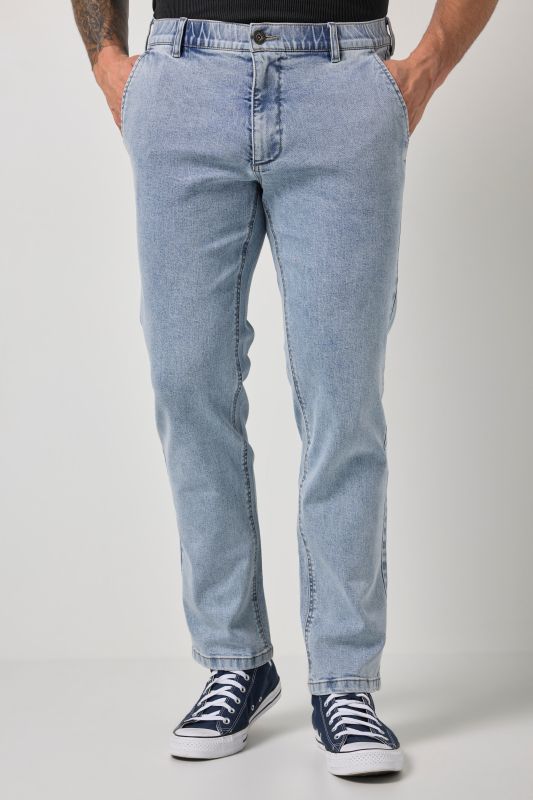Jean chino FLEXNAMIC®, tissu denim, coupe Straight Fit - jusqu'à la taille 74