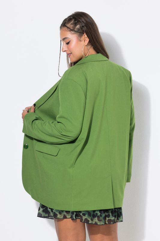 Blazer oversized avec col à revers