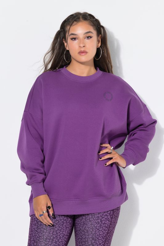 Sweat-shirt oversize, imprimé au dos