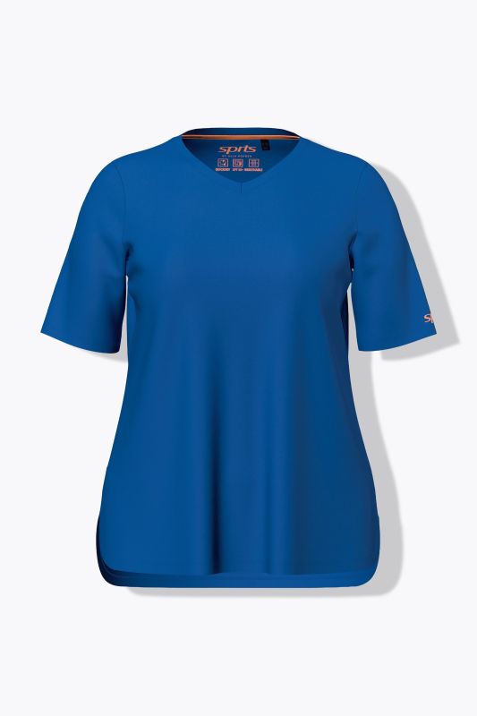 T-shirt technique, col en V, manches courtes, recyclé