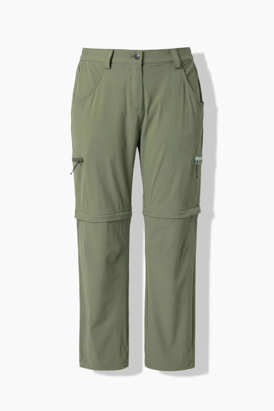 Pantalon technique, pochez zippée, bas de jambe amovible et protection anti-moustiques