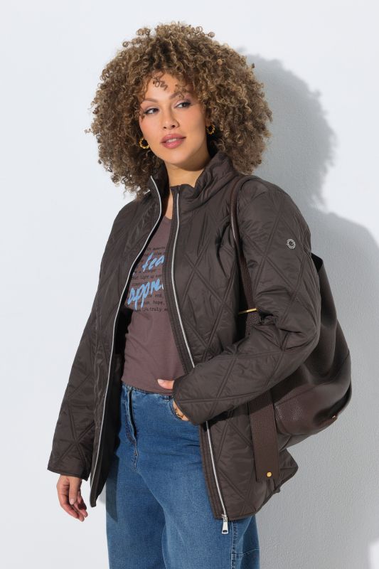 Veste matelassée HYPRAR avec col montant, en tissu déperlant