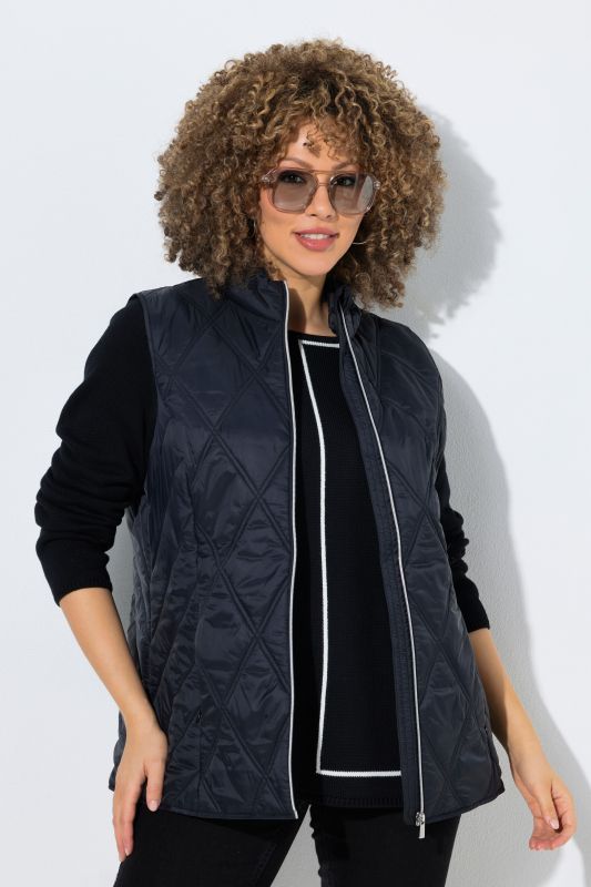 Veste sans manches HYPRAR, col montant, matière déperlante