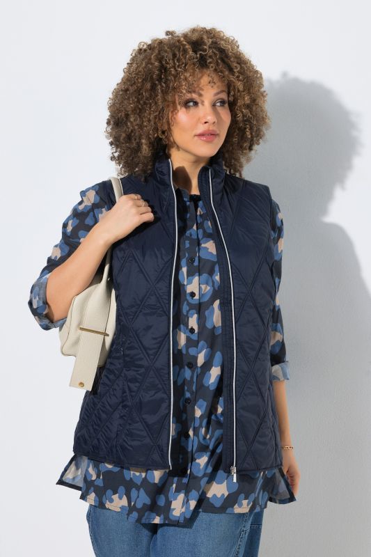 Veste sans manches HYPRAR, col montant, matière déperlante