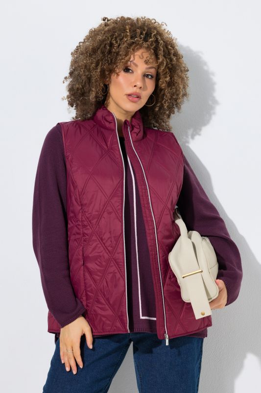 Veste sans manches HYPRAR, col montant, matière déperlante