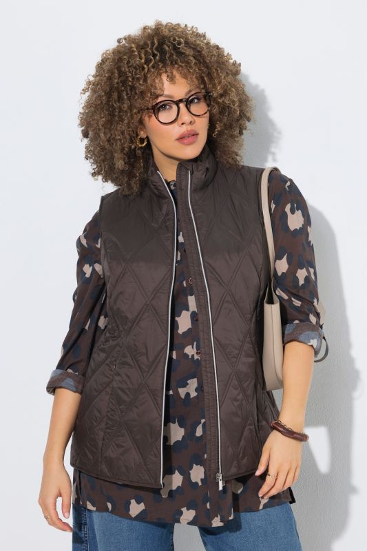 Veste sans manches HYPRAR, col montant, matière déperlante