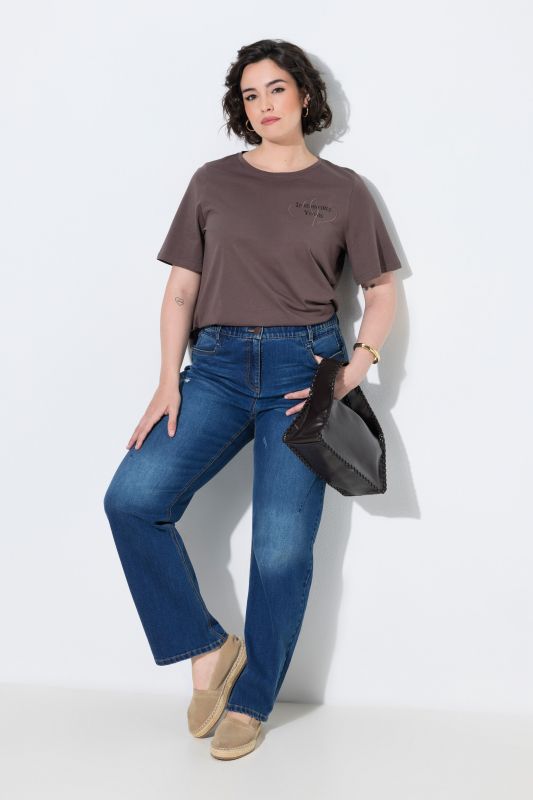Jean Mandy, détails destroy, 4 poches et taille confortable