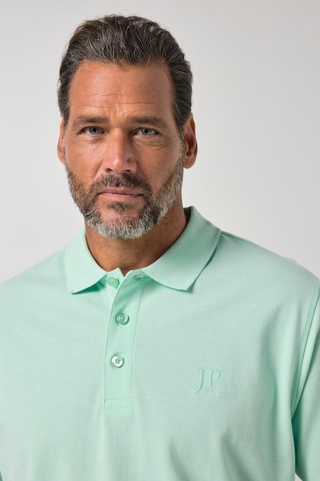 Polo en piqué à manches courtes, coupe ventre confort, collection Basic - du XXL au 10 XL