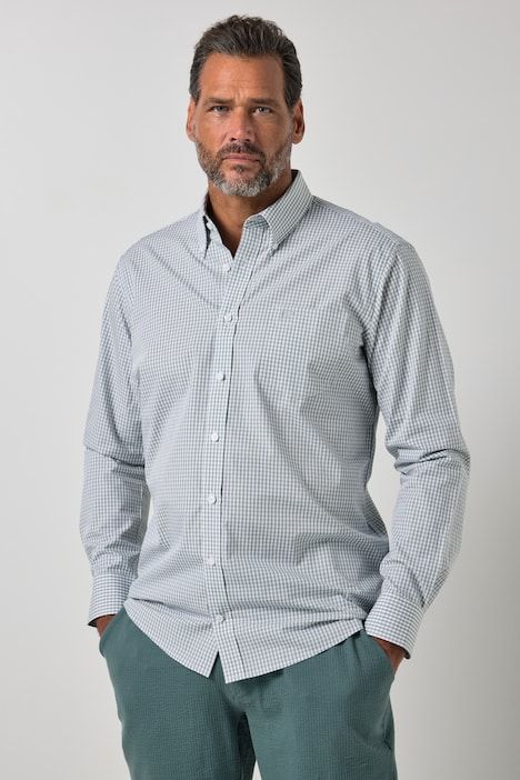 Chemise formelle à carreaux Vichy et coupe Comfort Fit - jusqu'au 8 XL