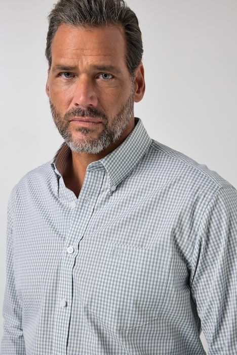 Chemise formelle à carreaux Vichy et coupe Comfort Fit - jusqu'au 8 XL