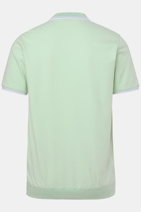Polo ventre confort à manches courtes, maille piquée - jusqu'au 8 XL