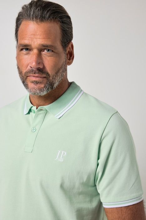 Polo ventre confort à manches courtes, maille piquée - jusqu'au 8 XL