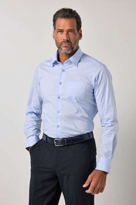 Chemise JP 1880 col Kent, finition FLEXNAMIC® et coupe Modern Basic Fit - jusqu'au 7 XL