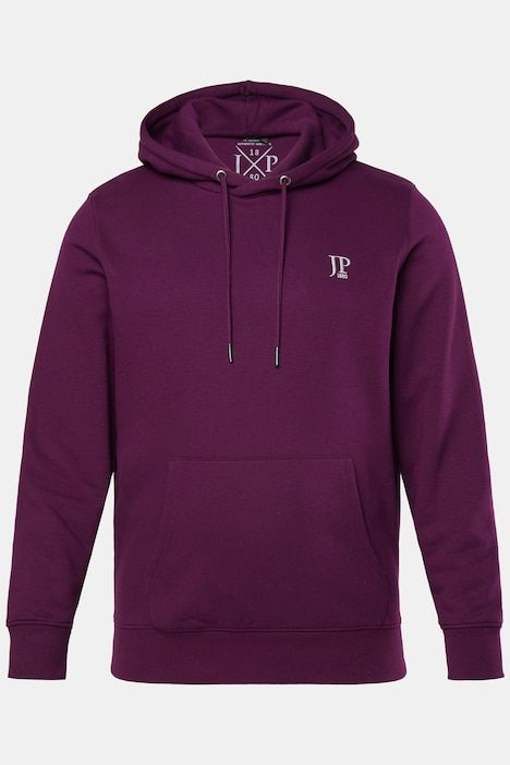 Sweat-shirt à capuche JP 1880, logo JP sur la poitrine, poche kangourou - jusqu'au 8 XL