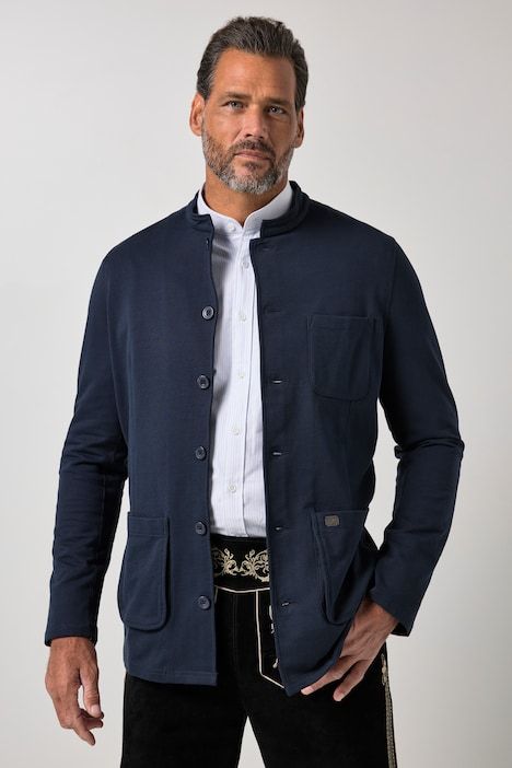 Veste Janker JP 1880, s'inspirant des tenues traditionnelles bavaroises, molleton finition FLEXNAMIC®, col montant et petit badge JP en métal - jusqu'au 8&nbsp