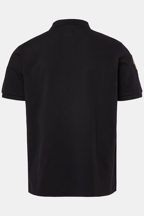 Polo JP 1880 en maille piquée, manches courtes et écussons - jusqu'au 8 XL