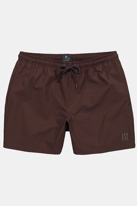 Short de bain en tissu seersucker texturé, collection Beachwear, séchage rapide QuickDry et taille élastique - jusqu'au 8 XL