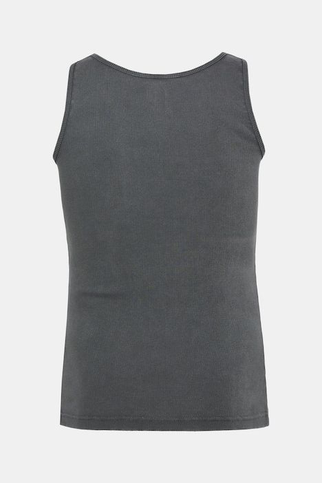 Débardeur en jersey côtelé, style vintage et imprimé poitrine - jusqu'au 8 XL