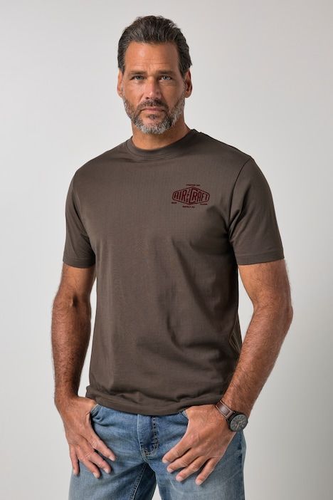 T-shirt à manches courtes et imprimé poitrine - jusqu'au 8 XL