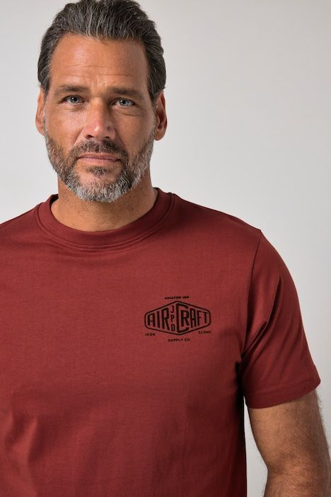 T-shirt à manches courtes et imprimé poitrine - jusqu'au 8 XL