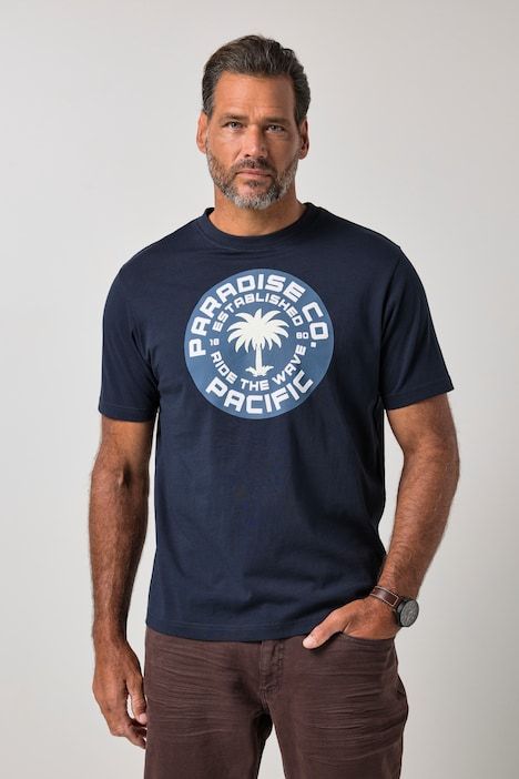 T-shirt à manches courtes et imprimé poitrine - jusqu'au 8 XL