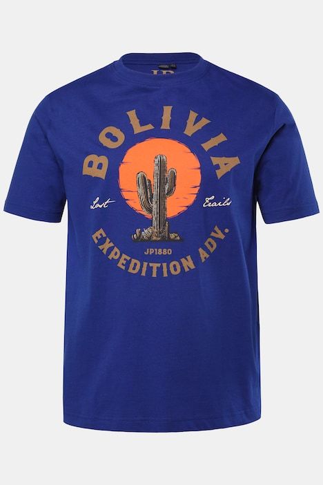 T-shirt à manches courtes et imprimé poitrine - jusqu'au 8 XL