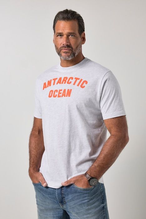 T-shirt à manches courtes et imprimé poitrine - jusqu'au 8 XL
