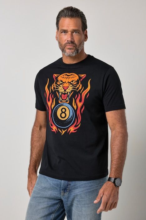 T-shirt manches courtes, avec imprimé - jusqu'au 8 XL