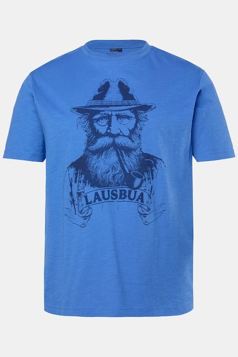 T-shirt d'inspiration bavaroise, manches courtes et imprimé poitrine - jusqu'au 8 XL